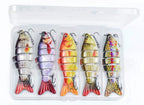 6-Segment Lifelike Fishing Lures